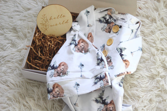 Grizzly New Born Swaddle Set